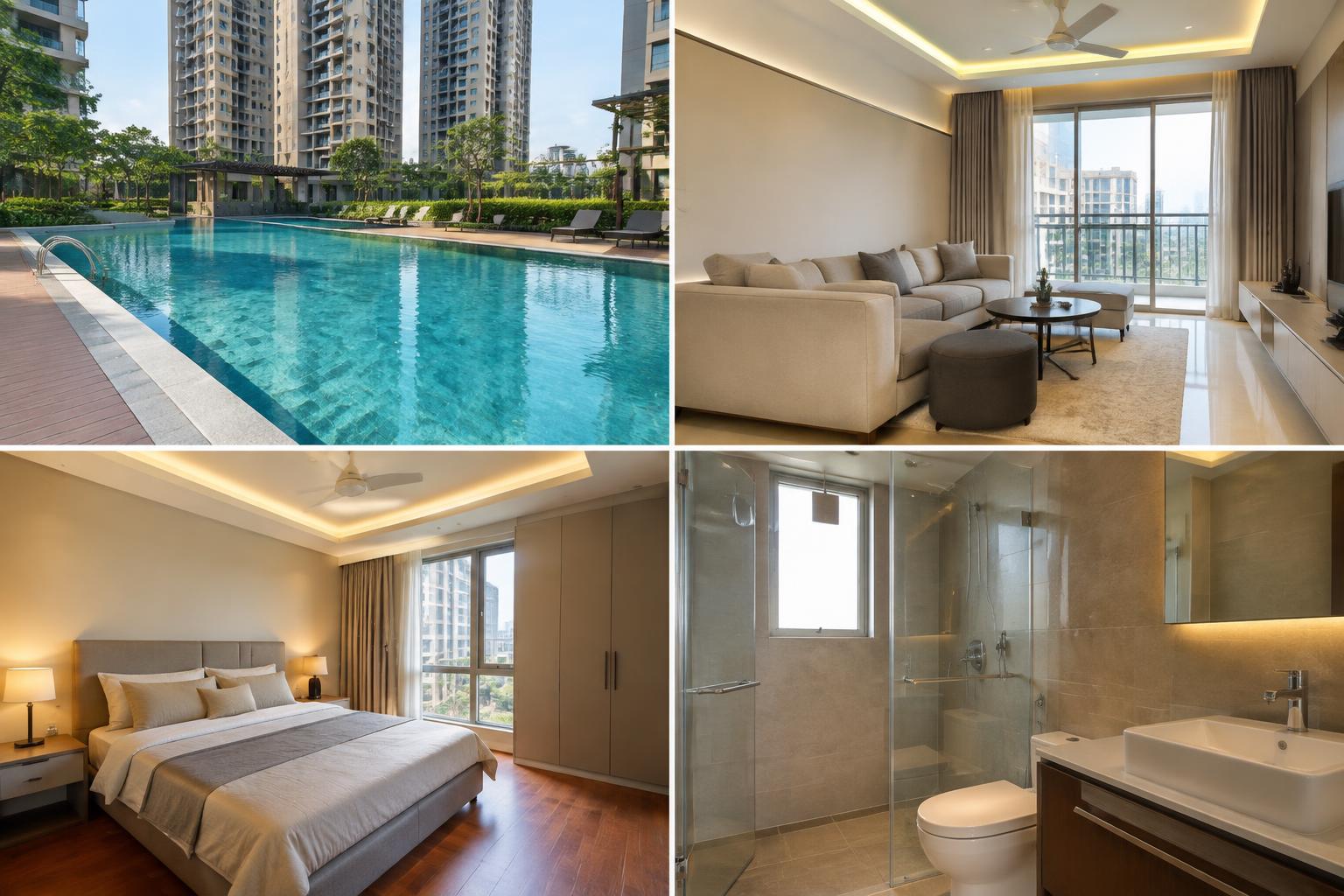 2 BHK Apartment for Rent in SG Highway, Ahmedabad